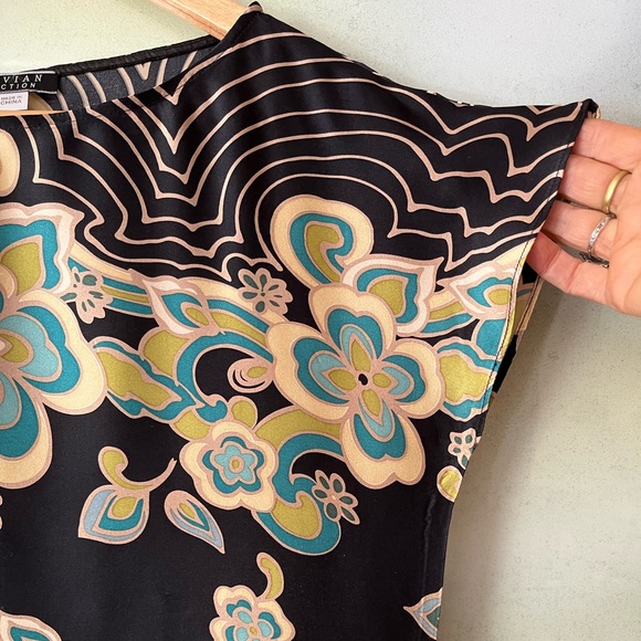 Peruvian Connection Silk Dress - Picture 4 of 13